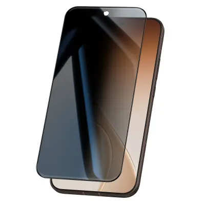 Zaščitno Steklo Za Oppo Reno 15 Pro S Filtrom Proti Vohunjenju, Prozorna črna