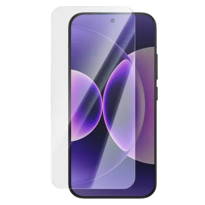 Kaljeno steklo 2.5D za Xiaomi 17, zaščita proti praskam 9H in proti sledi., Prozorna