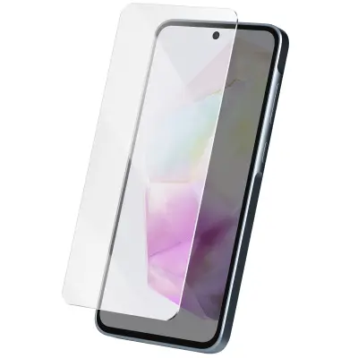 Kaljeno steklo 9H za Galaxy A37 ultra odporno antišok, Prozorna črna