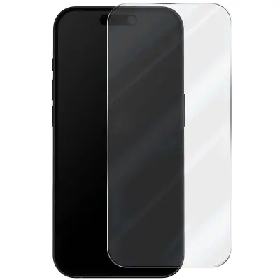 PURO, Zaščita zaslona za iPhone 15 Pro z antibakterijsko obdelavo, Prozorna