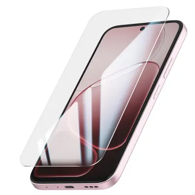 9H zaščita zaslona za Oppo A6 / A6x iz 2.5D kaljenega stekla, Prozorna