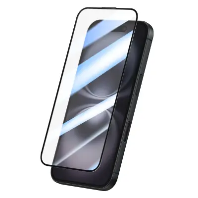 Protection d'Écran pour iPhone 16 en Verre Trempé 0.40mm Haute Résistance, Črna