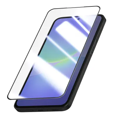 Zaščita zaslona za Galaxy A36 hibridna Full Glue 5D, Prozorna