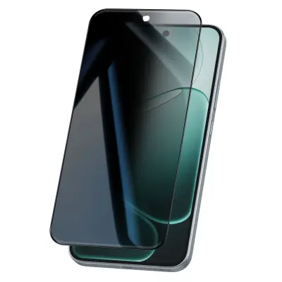 Zaščitno Steklo Za Oppo A6 Pro S Filtrom Proti Vohunjenju, Prozorna črna