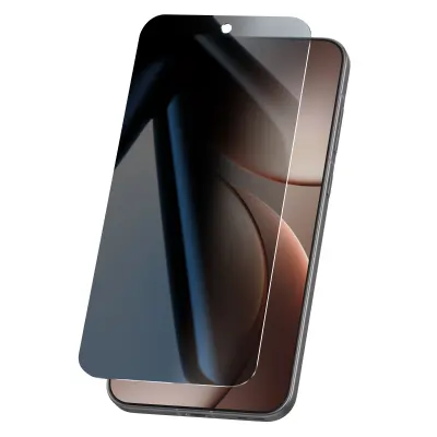 Zaščitno Steklo Za Oppo Find X9 S Filtrom Proti Vohunjenju, Prozorna črna