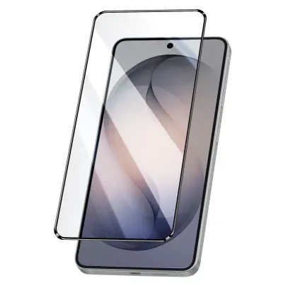 Zaščitno kaljeno steklo za Galaxy S26 z 2.5D robovi, Prozorna