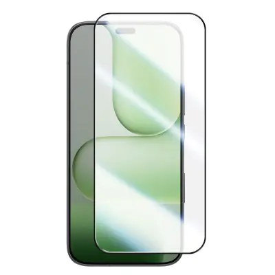 Mayaxess, Zaščita zaslona za Honor 600 Lite iz kaljenega stekla 9H, oleofobna, Črna / Prozorna
