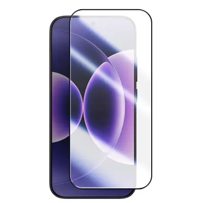 Mayaxess, Zaščita zaslona za Xiaomi 17 iz kaljenega stekla 9H, oleofobna, Črna / Prozorna