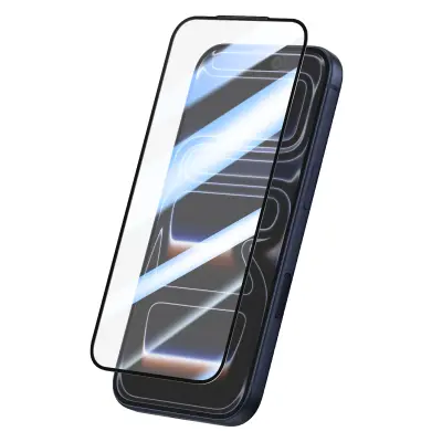 Protection d'Écran pour iPhone 17 Pro en Verre Trempé 0.40mm Haute Résistance, Črna