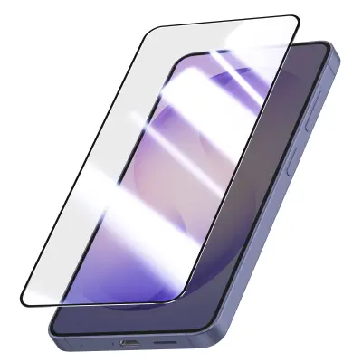 Zaščita zaslona za Galaxy S26 Hybrid Full Glue 5D zasnova, Prozorna