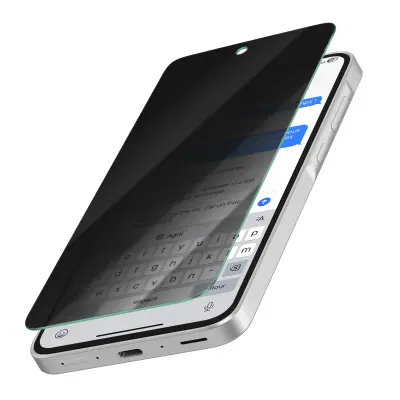 Kaljeno steklo za Galaxy A37 anti-vohun in anti-praske, Prozorna