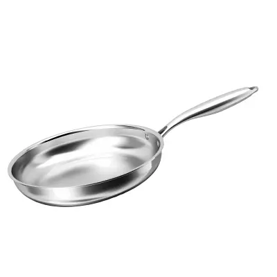 Cheffinger, Ponev za cvrtje 24 cm za vse ognjišča vključno z indukcijo nerjaveče jeklo, Srebrna
