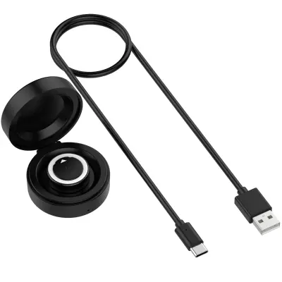 Smart Charging Case compatible with Oura Ring Gen 4 Size 11 - Portable USB Charger Dock