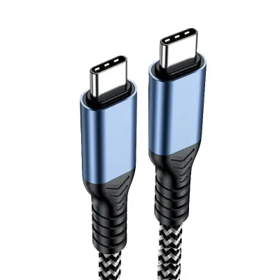 USB 3.2 Type-C na Type-C najlonski kabel — 20Gbps, 240W PD, 8K@60Hz  5 m