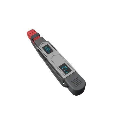 Pametni polnilni kabel 4-v-1 100W z digitalnim zaslonom Red