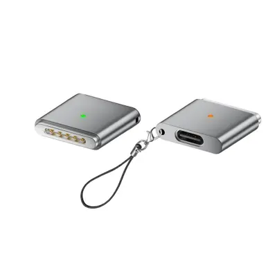 MagSafe 3 100W magnetni USB-C na MagSafe 3 adapter (AP3-100T) - aluminijeva zlitina, hitro polnjenje, LED-indikator, združljivo z Apple M1\/M2\/M3\/M