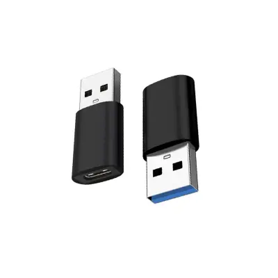 Type-C na USB 3.0 Adapter 4-pack – USB-C ženski v USB-A moški Black