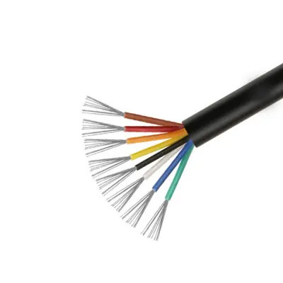 Črna UL2464 20AWG 8-žilna večžilna žica - 1 meter za elektronske naprave