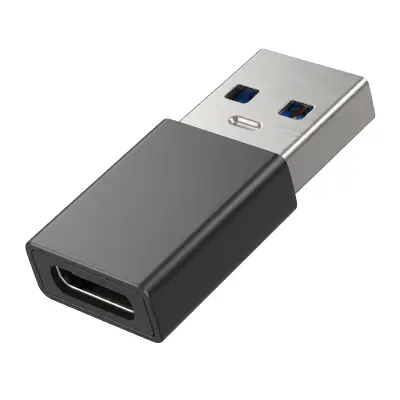 Blue Star, Adapter USB-C Ženski v USB 3.0 Moški Visoka Hitrost 5Gbps, Črna
