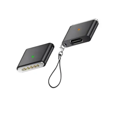 MagSafe 3 100W magnetni USB-C na MagSafe 3 adapter (AP3-100T) - aluminijeva zlitina, hitro polnjenje, LED-indikator, združljivo z Apple M1\/M2\/M3\/M