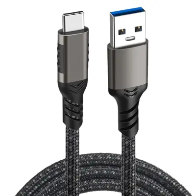 10Gbps USB-C na USB 3.2 podatkovni kabel s pletenico in aluminijastim ohišjem