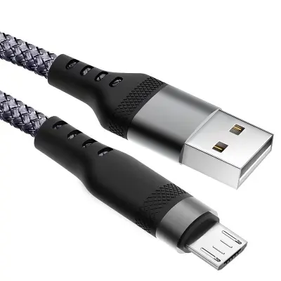 2-Pack Najlonska Pletena USB na Android Kabel za Polnjenje, 6A Hitro Polnjenje  1 m
