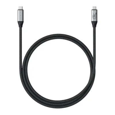 Satechi, USB-C na USB-C kabel za hitro polnjenje in video 240W 120Gbps, Črna