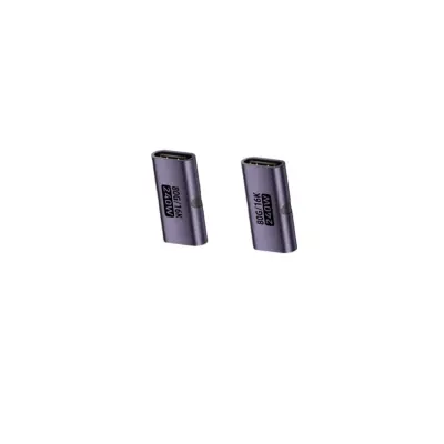 240V2-17 Type-C ženski na ženski adapter (5 kosov) — 240W, 80Gbps, 16K Purple
