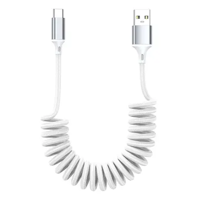 Retraktabilen USB-A na USB-C kabel 1.5m za CarPlay in hitro polnjenje