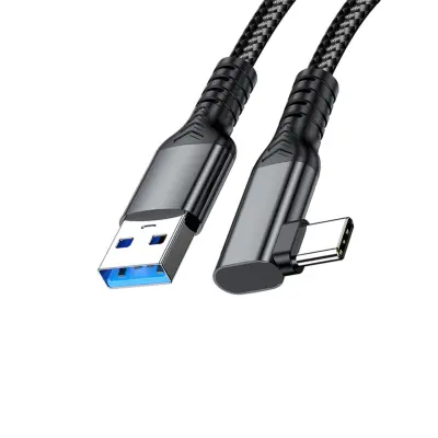 USB-C podatkovni kabel USB 3.2 Gen2 10Gbps, 3A/60W, 90°  5 m