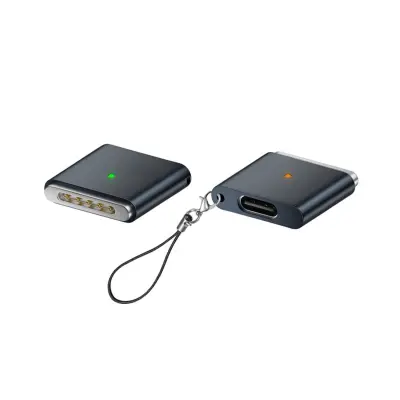 MagSafe 3 100W magnetni USB-C na MagSafe 3 adapter (AP3-100T) - aluminijeva zlitina, hitro polnjenje, LED-indikator, združljivo z Apple M1\/M2\/M3\/M