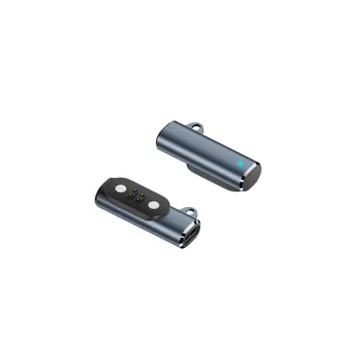Magnetni polnilni adapter združljiv z MOJO2 slušalkami, 4PIN aluminij (2-pack) Blue