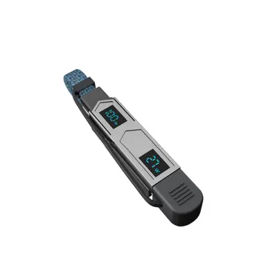 Pametni polnilni kabel 4-v-1 100W z digitalnim zaslonom Blue