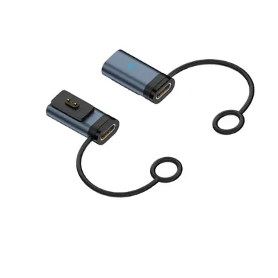 Type-C Magnetic Charging Adapter za Xiaomi in Redmi, 2-pack, aluminij Gray