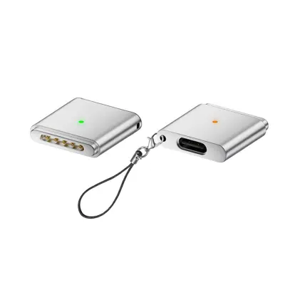 MagSafe 3 100W magnetni USB-C na MagSafe 3 adapter (AP3-100T) - aluminijeva zlitina, hitro polnjenje, LED-indikator, združljivo z Apple M1\/M2\/M3\/M