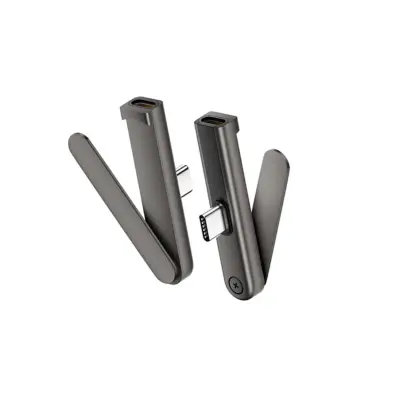 Adapter Type-C (ženski v moški) s zložljivim držalom, 240W, 2 kosa