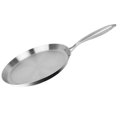 Cheffinger, Palačinkarna 28 cm nerjaveče jeklo za vse ognjišča vključno z indukcijo, Srebrna