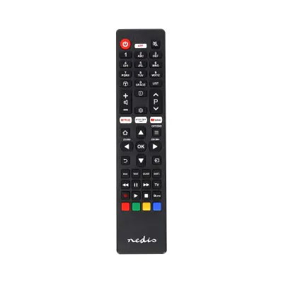 Nedis, Nadomestni daljinski upravljalnik za TV TCL / Thomson, fiksna koda s pretakanjem, Črna