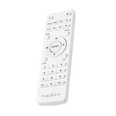 Nedis, Infrardeči nadomestni daljinski upravljalnik za internetni radio RDIN2000WT / RDIN2500WT, Bela