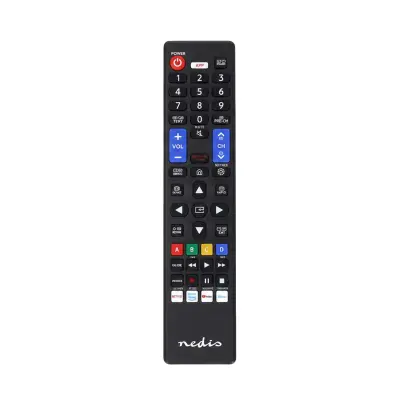 Nedis, Predprogramiran nadomestni daljinski upravljalnik za TV Samsung s pretakanjem, Črna