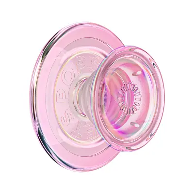 PopSockets, PopGrip MagSafe držalo za telefon, stojalo in selfi, trdna pritrditev, Roza