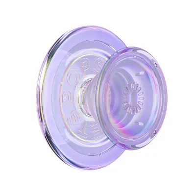 PopSockets, PopGrip MagSafe držalo za telefon, stojalo in selfi, trdna pritrditev, Sivka