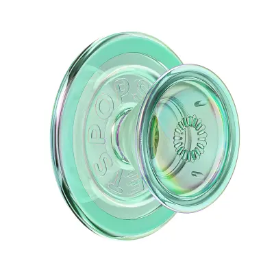 PopSockets, PopGrip MagSafe držalo za telefon, stojalo in selfi, trdna pritrditev, Turkizna