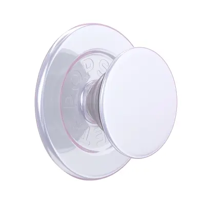 PopSockets, PopGrip MagSafe držalo za telefon, stojalo in selfi, trdna pritrditev, Bela