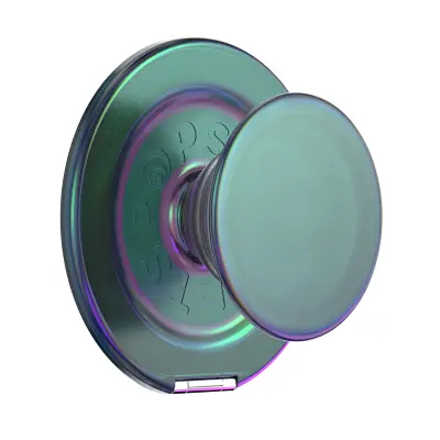 PopSockets, Premium PopGrip Kick-Out držalo, lepilno, stojalo in selfi, Črna / Zelena