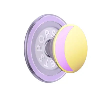 PopSockets, Premium držalo za pametni telefon PopGrip, enamel waxing, trdna pritrditev, Vijolična