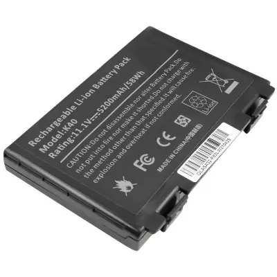 Nadomestna baterija za Asus F52 / K40 Li-ion 11,1V 5200mAh 58Wh, Črna