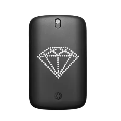 Force Glass, Antibakterijski čistilni sprej 15 ml Magic Strass Crown z mikrovlakneno krpo, Črna