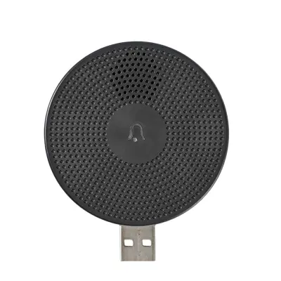 Nedis, Brezžični Zvonec USB za Video Zvonec Frekvenca 433 Mhz, Črna