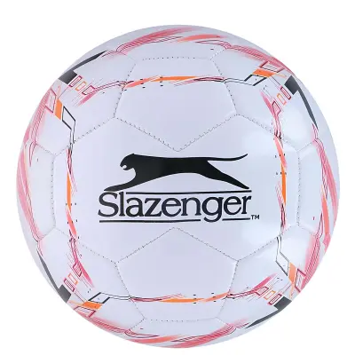 Slazenger, Nogometna žoga velikosti 5 za trening in tekme iz trpežnega poliuretana, Roza